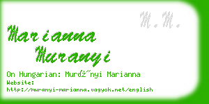 marianna muranyi business card